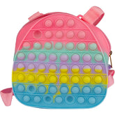 Pastel Pink/Purple/Blue/Yellow/Mint Bubble-Pop Backpack image 0